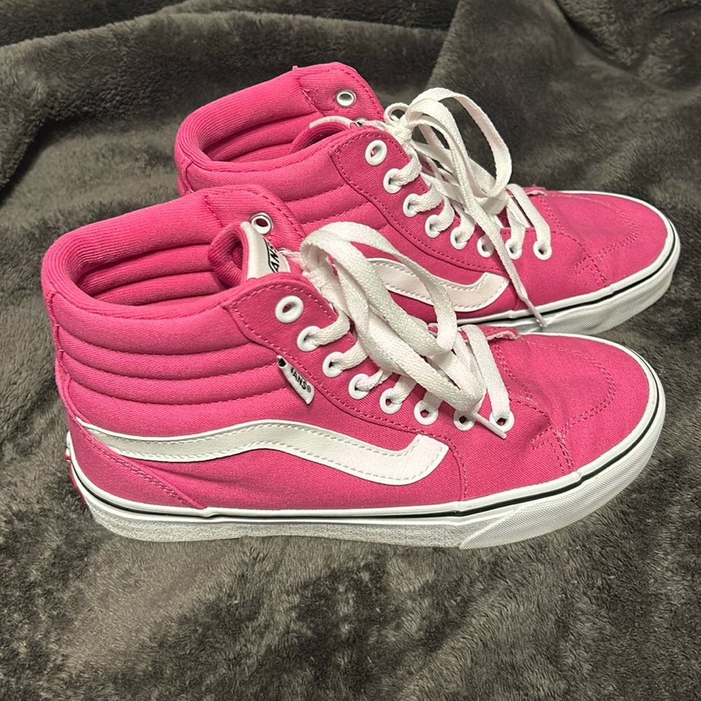 Pink High Top Vans